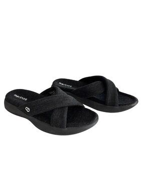 NEW MERINOS Australian Merino Wool Slide Sandals in Black SZ 12